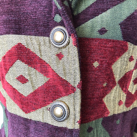 Vintage Painted Pony Tapestry Jacket | Medium - Picture 4 of 8